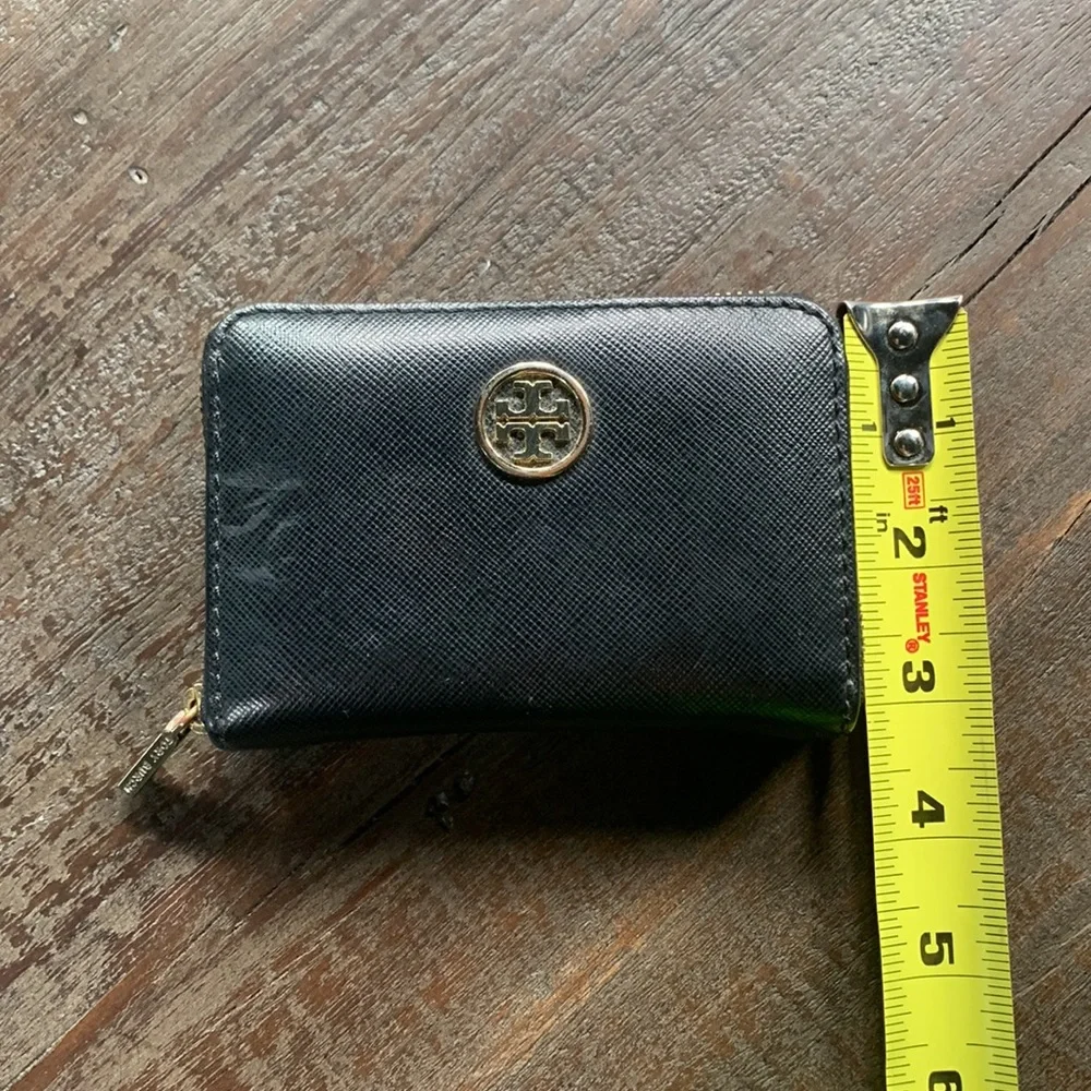 Tory Burch wallet, black, good condition!